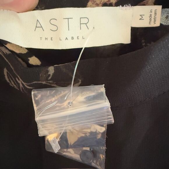 Womens Dark Fairy Grunge Sheer Floral Blouse Top Medium Dark Romantic Ethereal - Picture 6 of 15